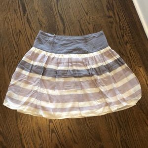 GAP gray tone ombré flowy full skirt